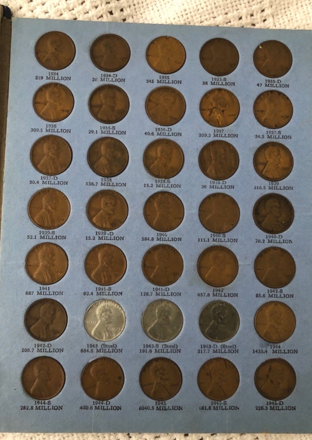 Found-Lincoln-Head-And-Mercury-Dime-Collection-Books
