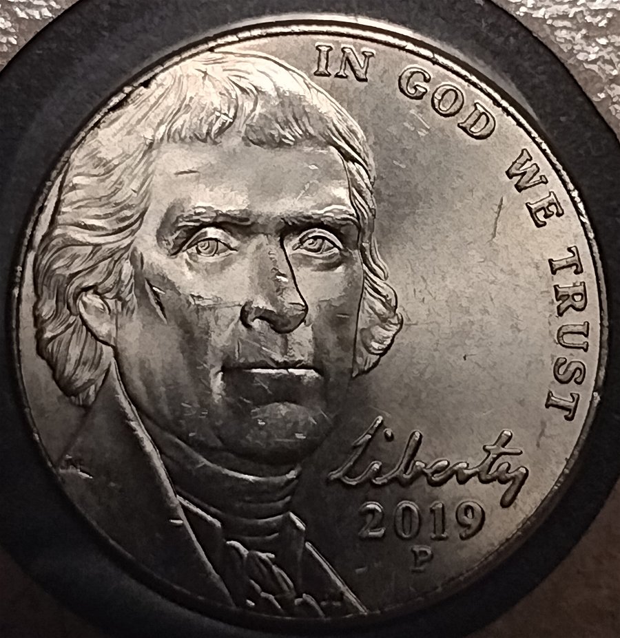 2019-P-Nickel.-Neat-Cud.-Found-In-Pocket-Change.