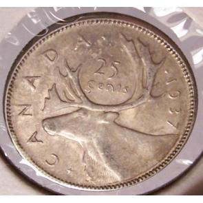 How-Do-You-Think-This-Coin-Grades?:-1937-Canadian-25-Cents
