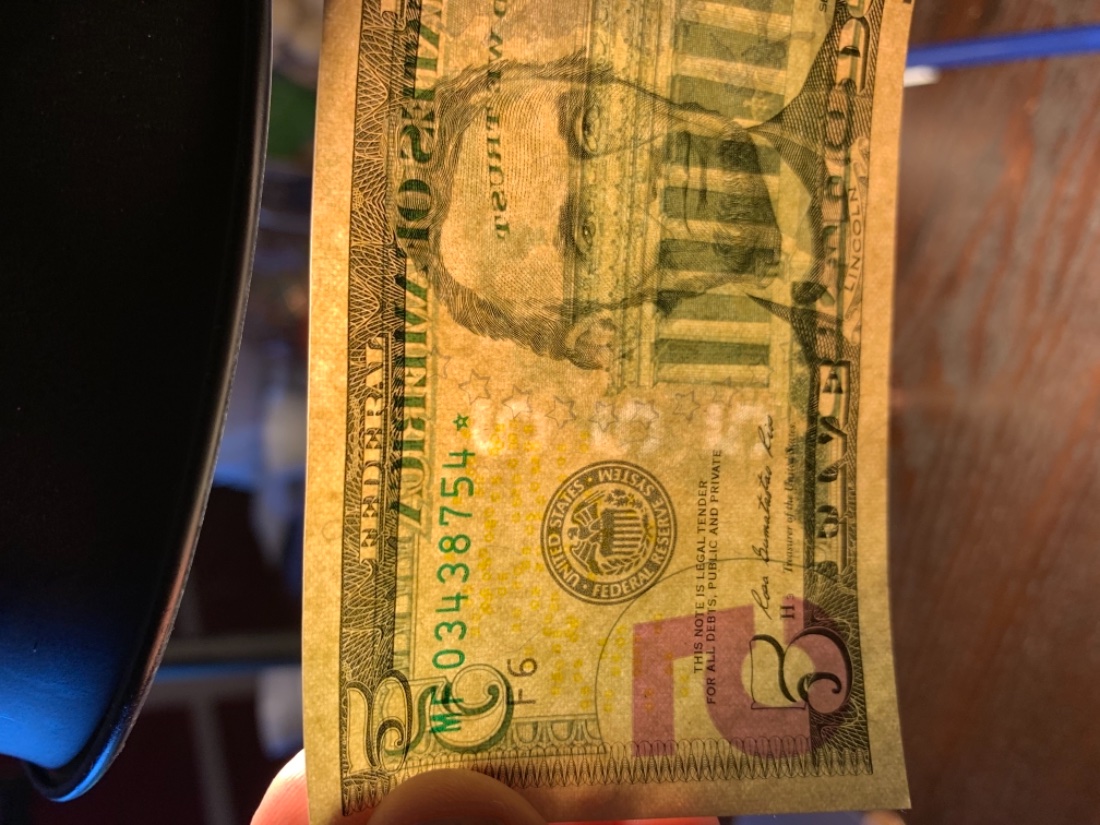 2013-$5-Star-Note.-320,000-Run,-Crisp