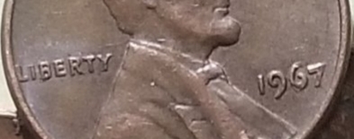 1967-Penny.--Massive-Sized-67-And-Letter-In-Liberty-Looks-Wrong.