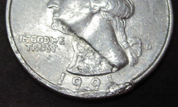 Washington-Quarter-1991-Die-Crack-Error?