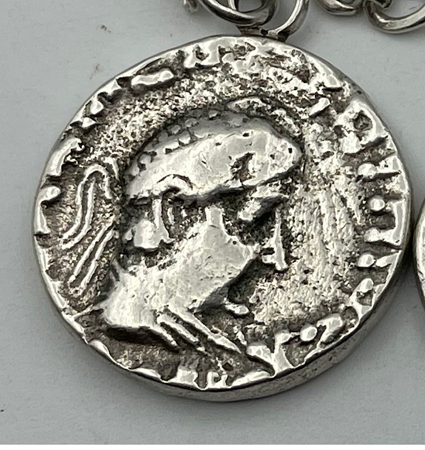 Is-This-A-1-Tetradrachm?--Currency:-Drachm?-Bracelet-#1,-Coin-#1-Zeus