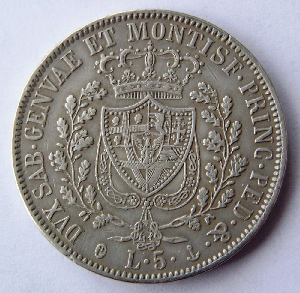1830-5-Lire-Italy-Sardinia