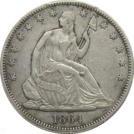 1864-Seated-Half