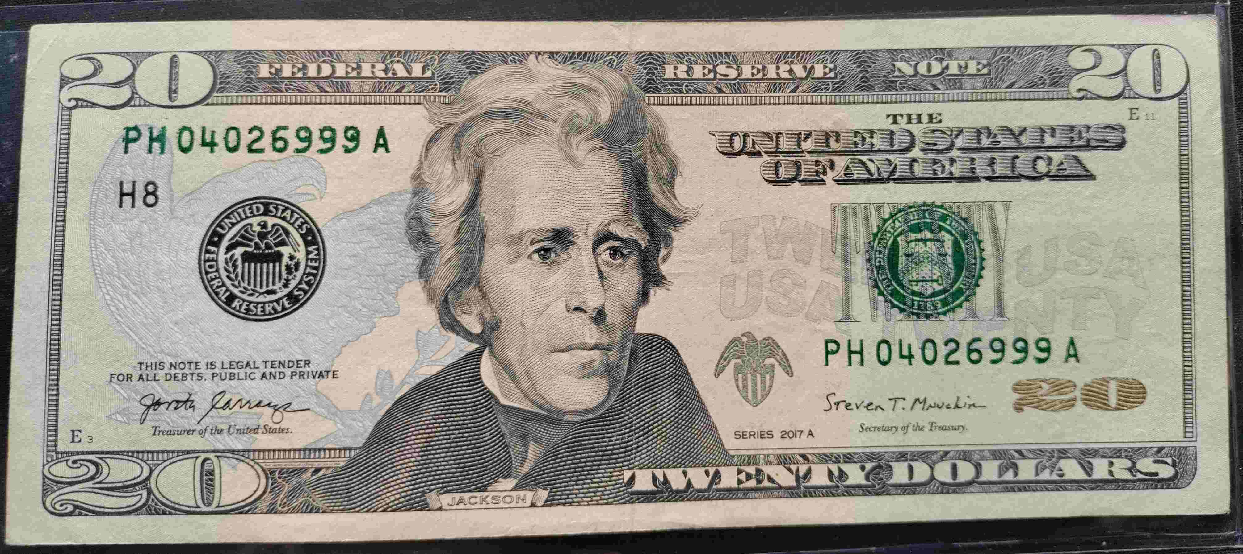 Modern-20-Dollar-Bill-Serial-Number-Ink-Error