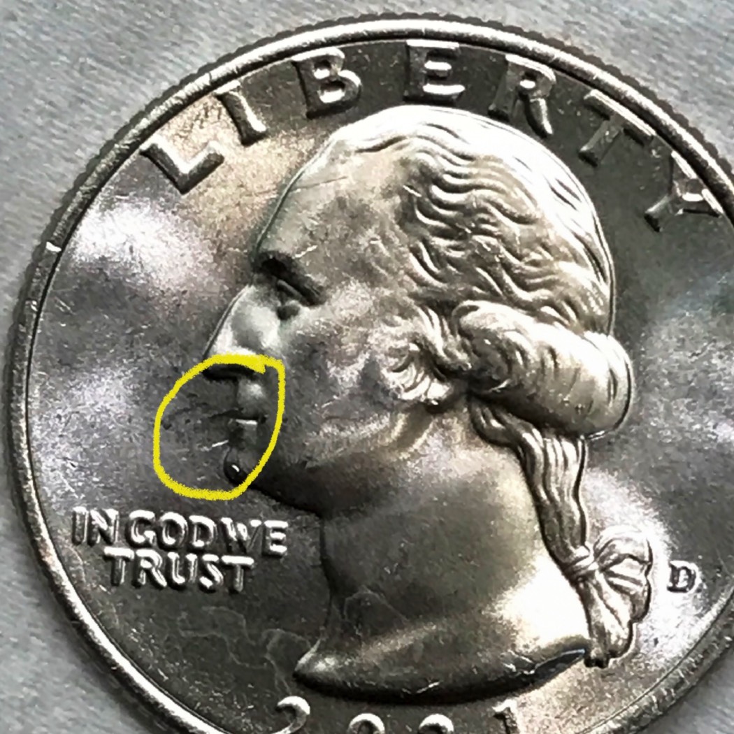 Aloha-Everyone-I'm�from-The-Big-Island-Of-Hawaii-Have-2021-Quarter-With-An-S-Near-Washingtons-Mouth