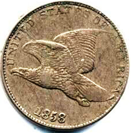 1858-Flying-Eagle:-One-Odd-Obverse