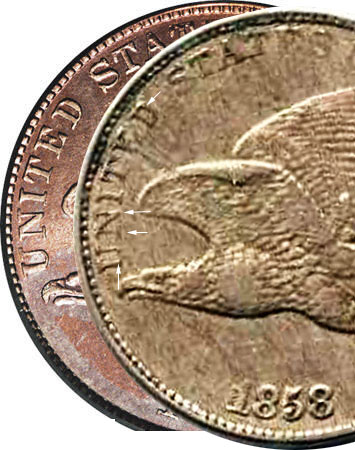 1858-Flying-Eagle:-One-Odd-Obverse
