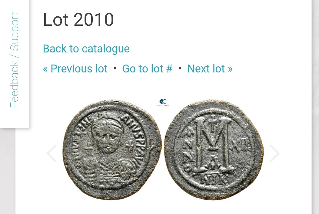 45-MM,-17.83-G-Justinian-Follis-A-/-N-/-N-/-O-And-XII,-538-539-Ad-Nicomedia