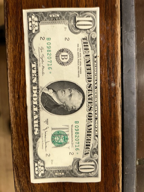 Misaligned-1977-$10-Bill-Worth-Anything?