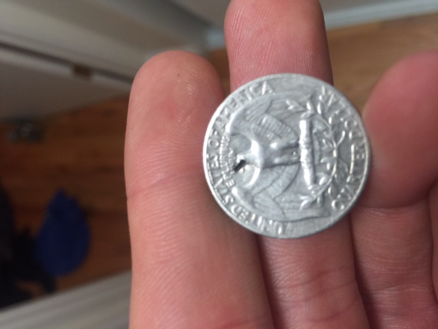 Doing-Laundry-1965-Quarter-Strike-Through?-Possible-Silver...