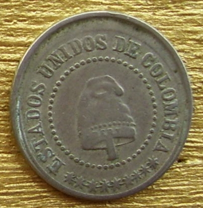 Colombian-1881-Coin-With--