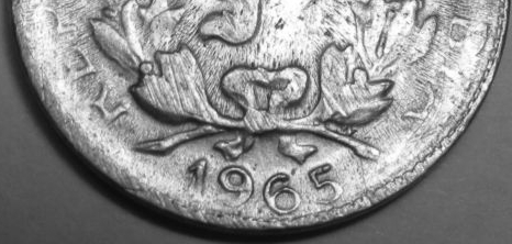 Two-One-Cent-Colombian-Coins--1965