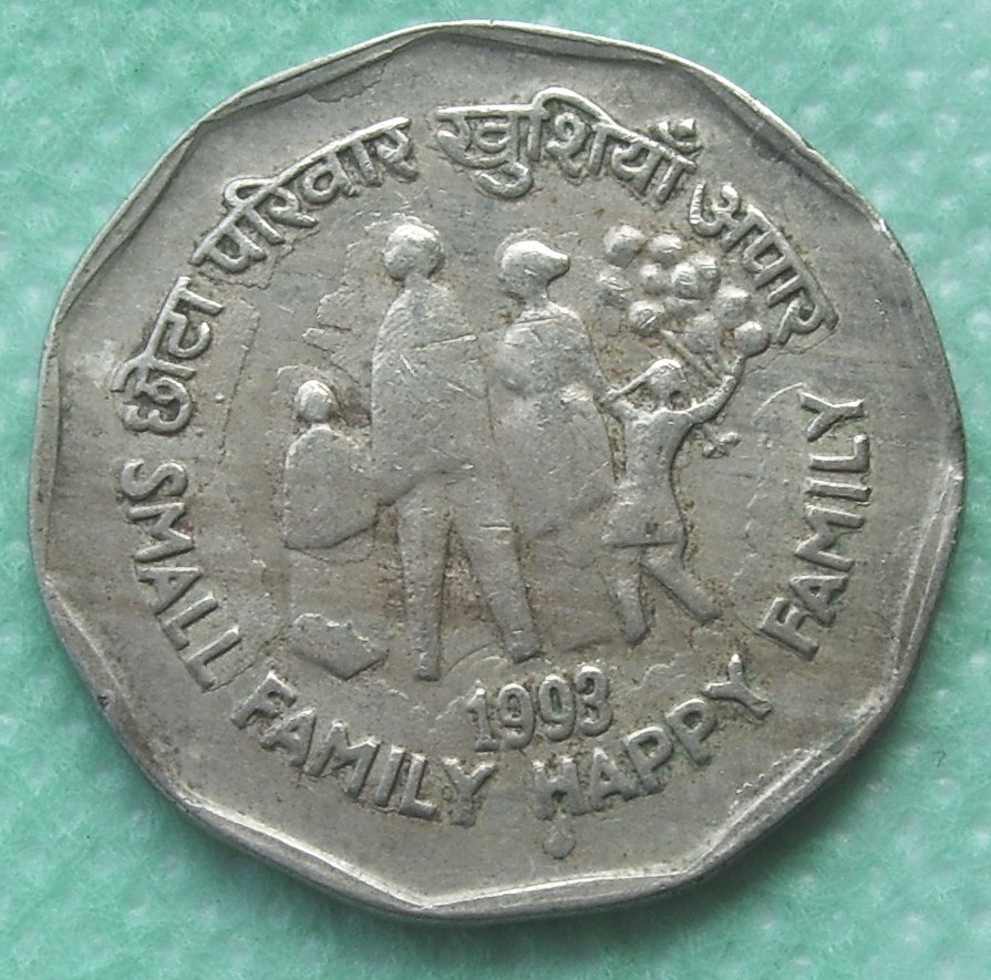 Indian-1993-2-Rupees-Coin-With-Clash-Ghost-Or-...?