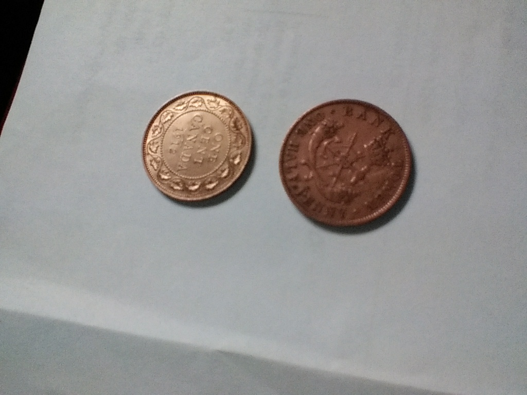 1850-Half-Penny-And-1912-One-Cent