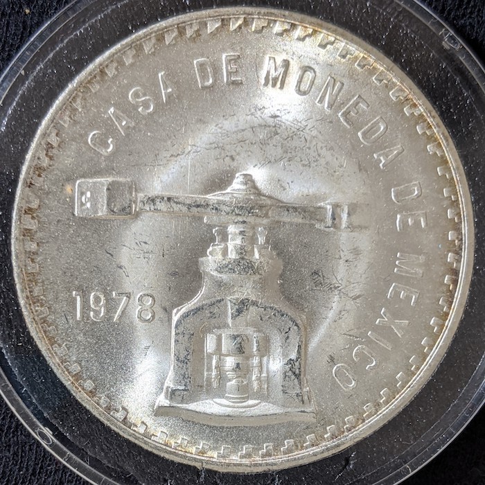 1978-Mexico-Silver-At-Coin-Show