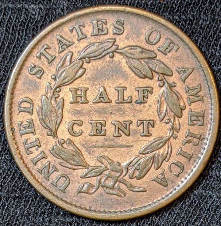 1835-Half-Cent-For-Grading