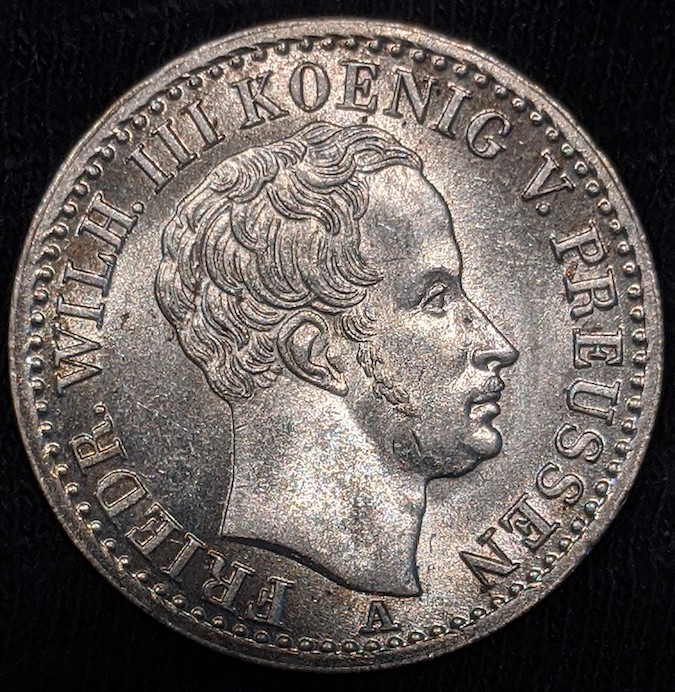 1827-A-Germany-Prussia-1/6-Thaler