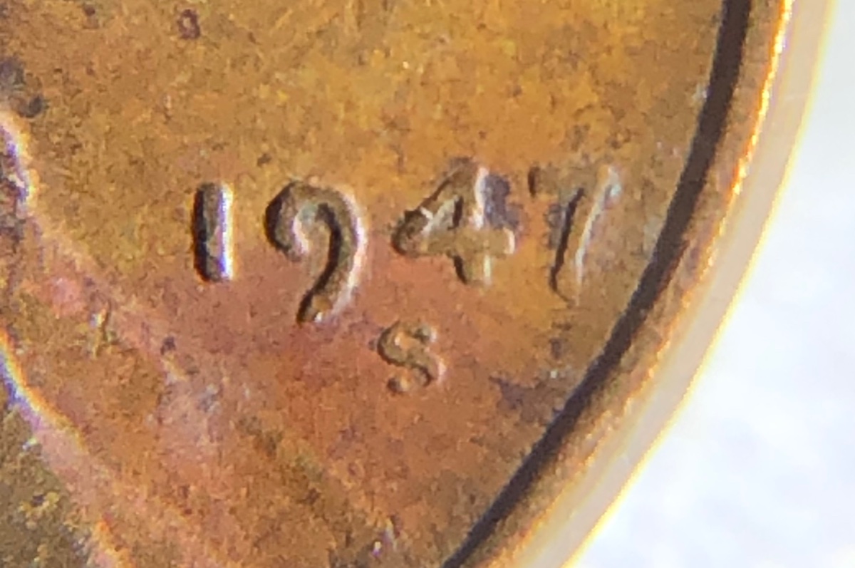 1947-S-Wheat-Cent.-Is-This-Mint-Mark-Upside-Down-And-Crooked?