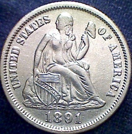 1891-Seated-Dime