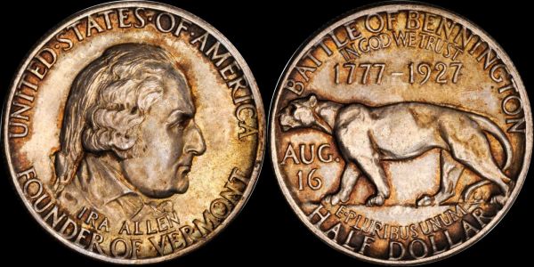 My-1927-Vermont,-Battle-Of-Bennington,-Sesquicentennial-Half
