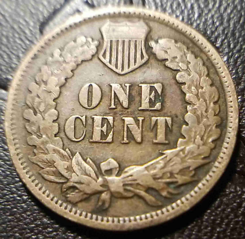 1902-Indian-Cent,-Post-Damage?-Front--U.s-Letters--Rear-On