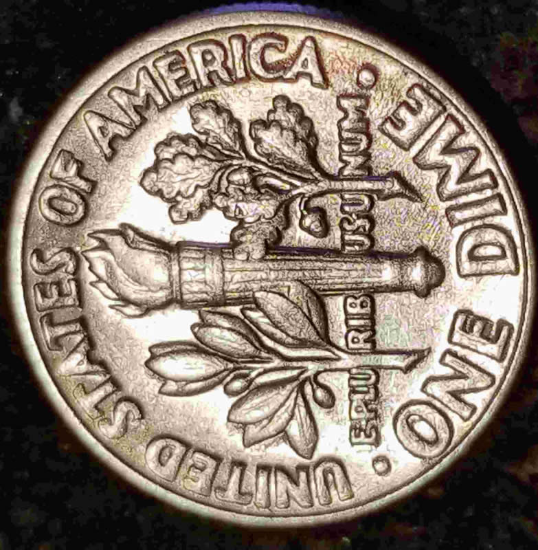 1981-D-Roosevelt-Dime,-Looking-For-Type-Of-Doubling.