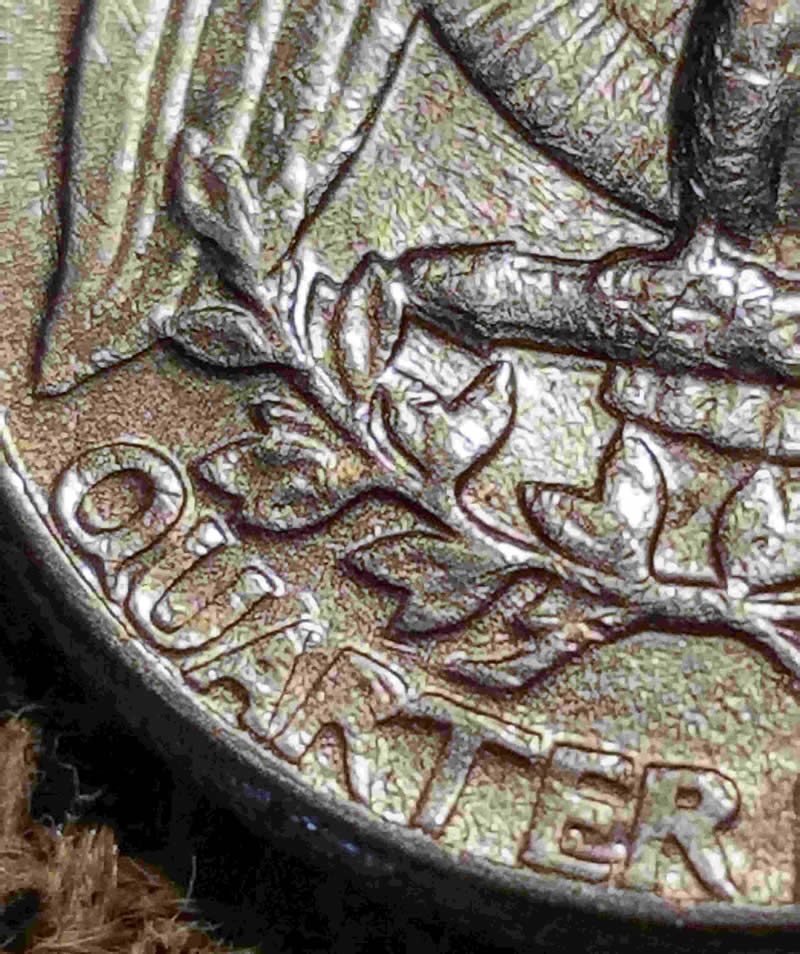 1985-D-Washington-Quarter--I.d.h,-Double-Tailed?