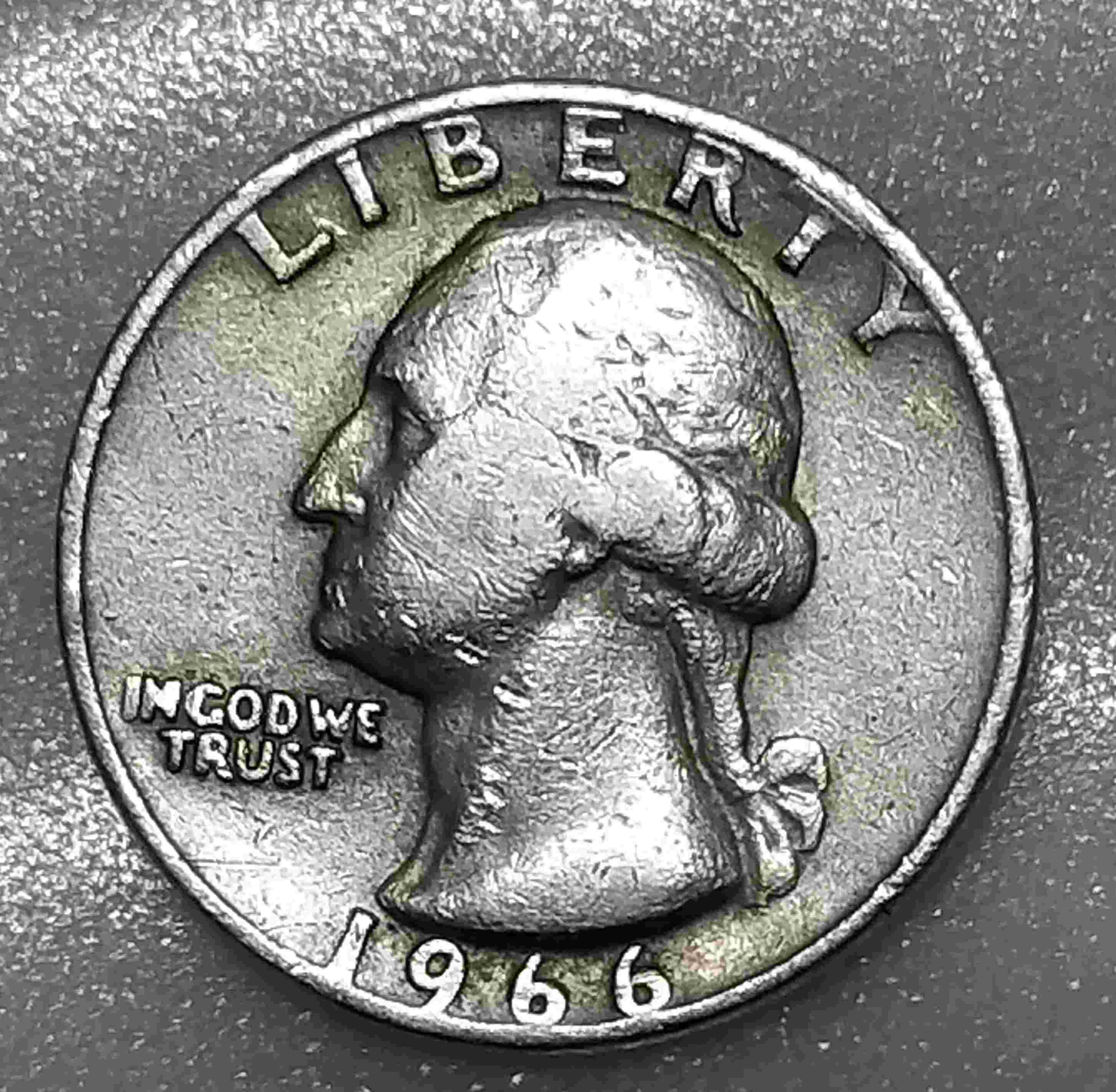 1966-Washington-Quarter---Year-?38-Coin-Planchet?-19^66