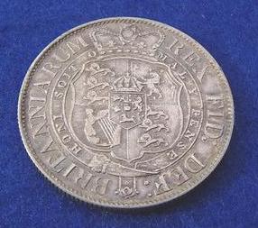 1818-British-Half-Crown.-Need-Grade
