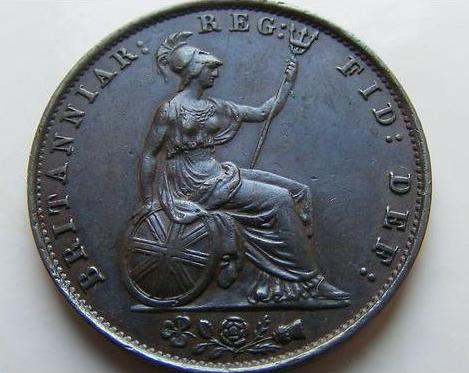 1854-Victoria-Half-Penny.-Need-Grade