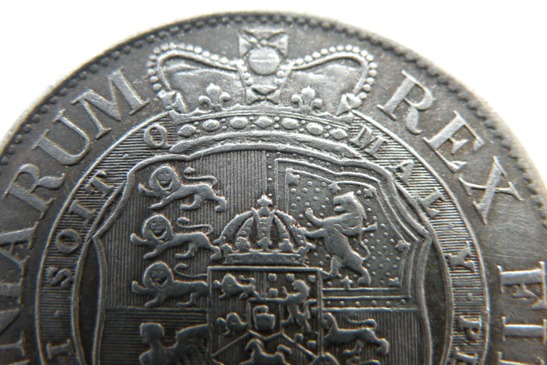 1818-British-Half-Crown.-Need-Grade