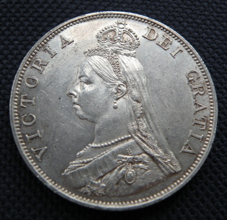 1887-Victoria-Double-Florin.-Aunc-?