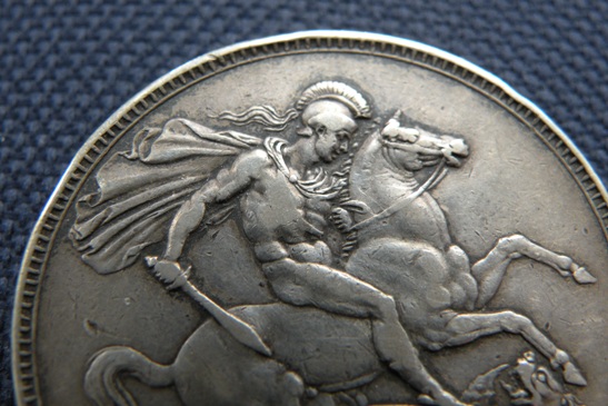 1889-Victoria-Crown.-VF-?