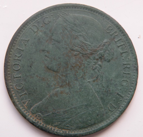 1862-Penny.-Bronze-Disease-Or-Green-Patina?