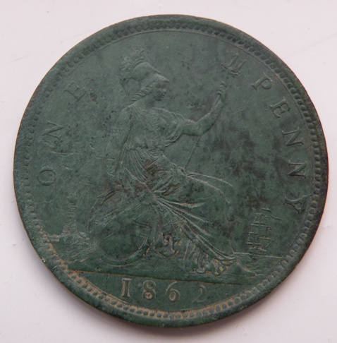 1862-Penny.-Bronze-Disease-Or-Green-Patina?