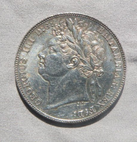 1820-Half-Crown.-Nice-Toned.-Need-Value
