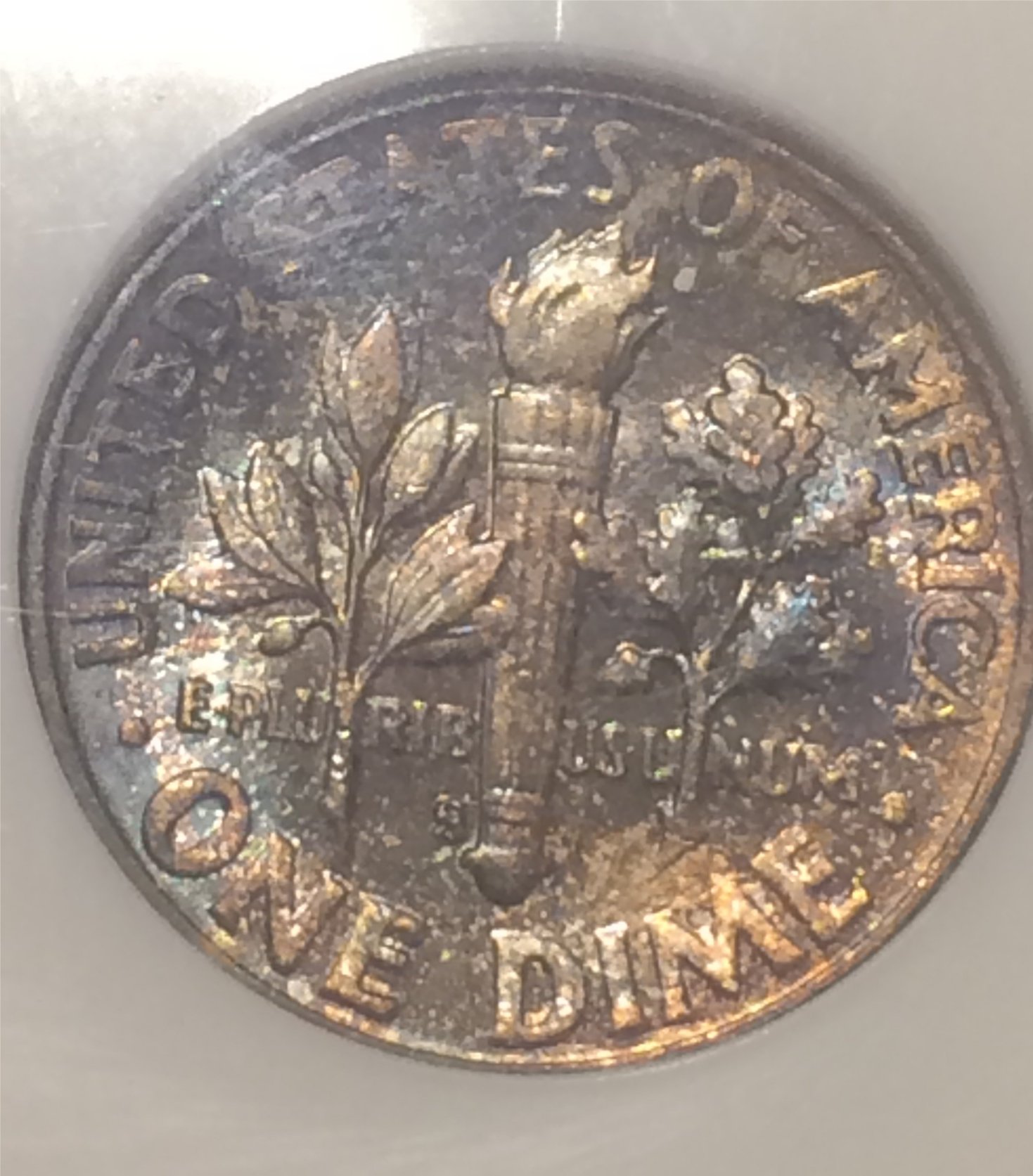 1949-S-Roosevelt-Dime---Rainbow-Toned-In-Fatty-NGC.--Could-It-Make-Ft?
