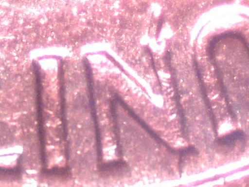 1961-D-Struck-Through-Metal-Object!