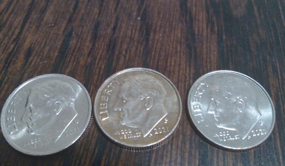 2021-P-Mint-Dime-With-Gold-Obverse