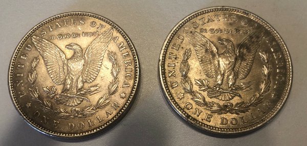 1897-&-1921-Morgan-Dollars