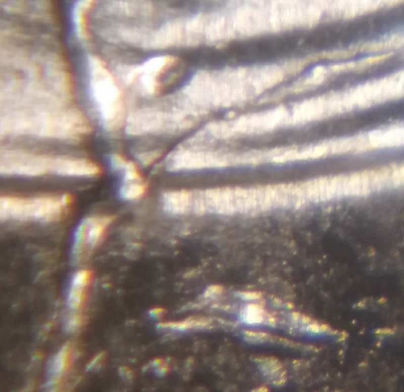 2004-P-Dime-With-Large-Raised-Die-Line-From-Rim-To-Back-Of-Ear