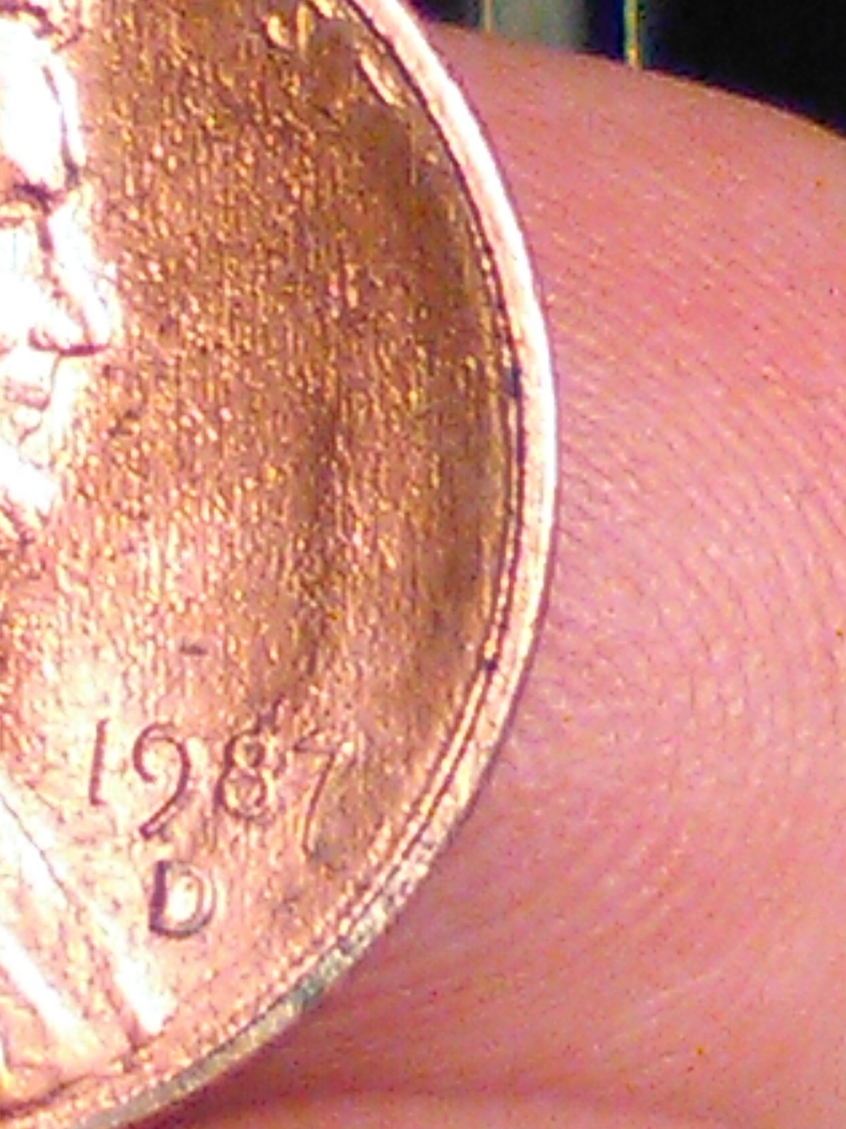 1987-D-Penny-Has-Metal-Bumps-All-Over-It-Both-Sides-?