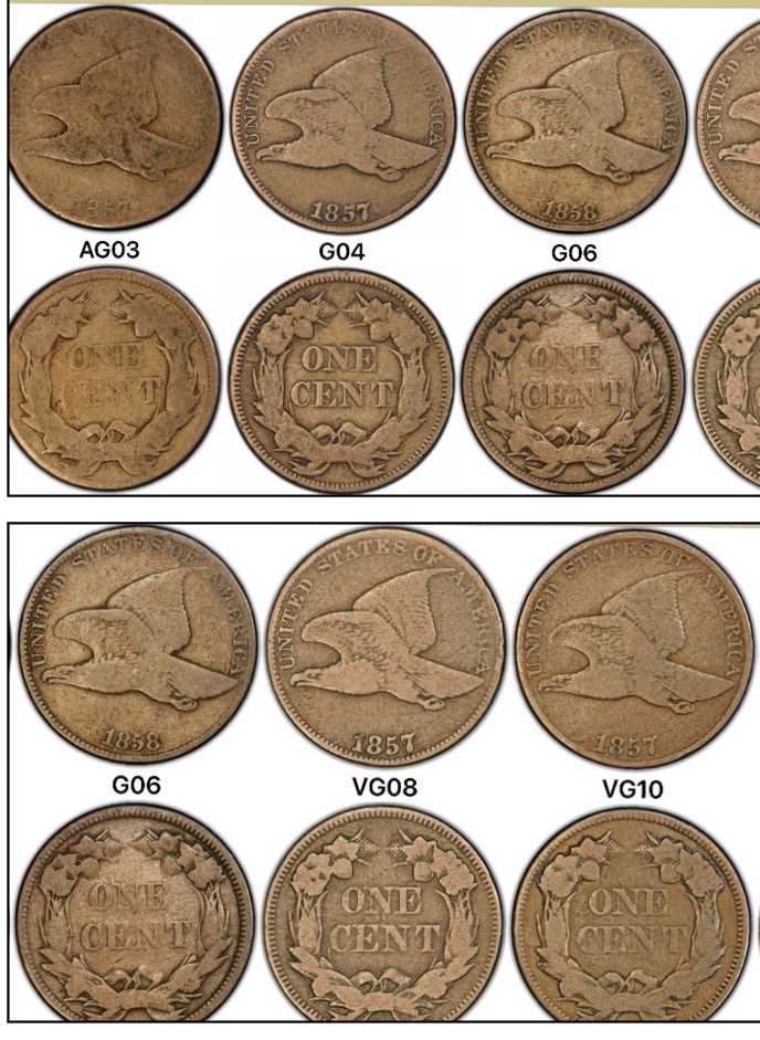 1857-Flying-Eagle-Cent-,-Grade-?