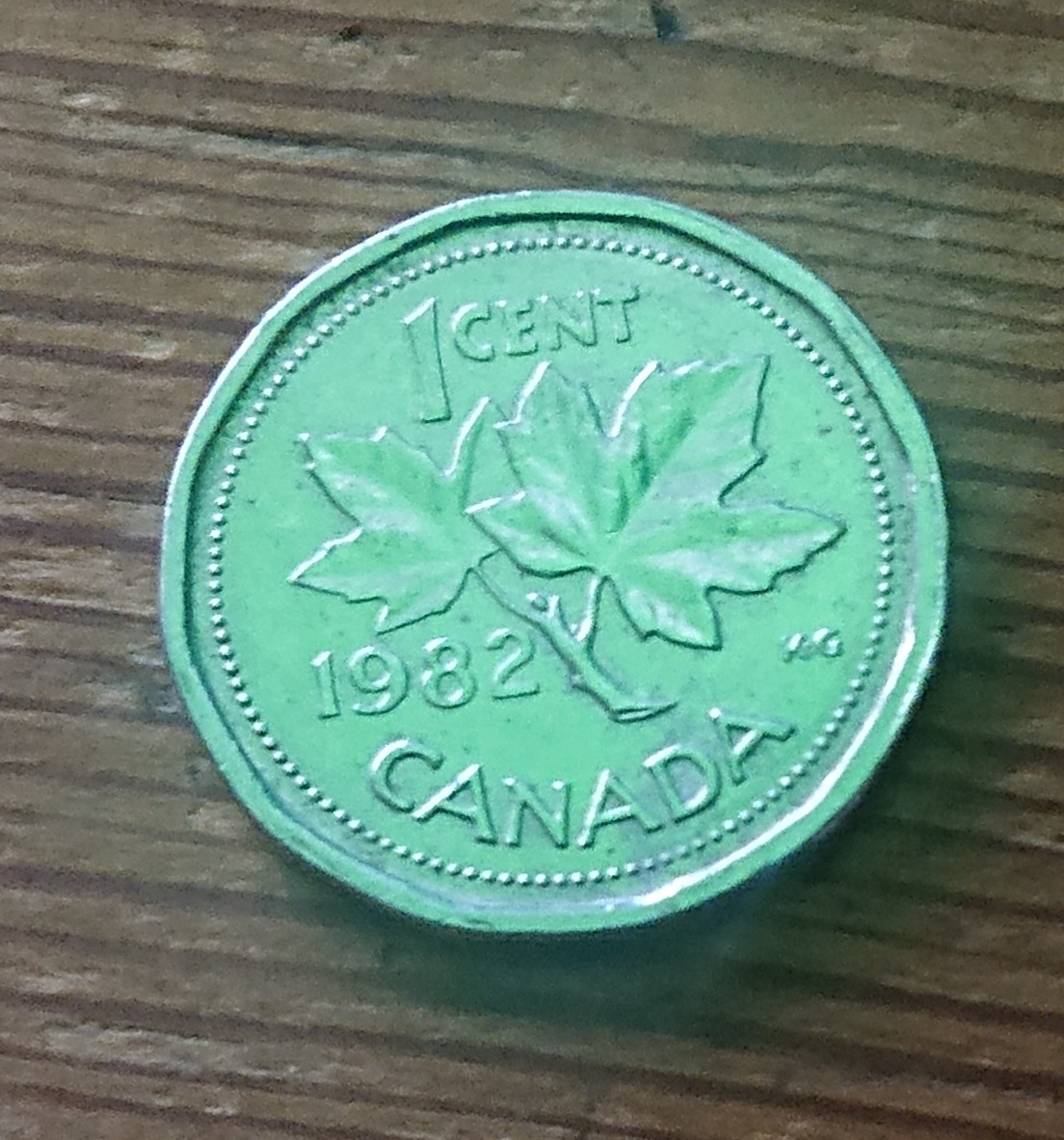 1982-Penny-Struck-In-Nickel?