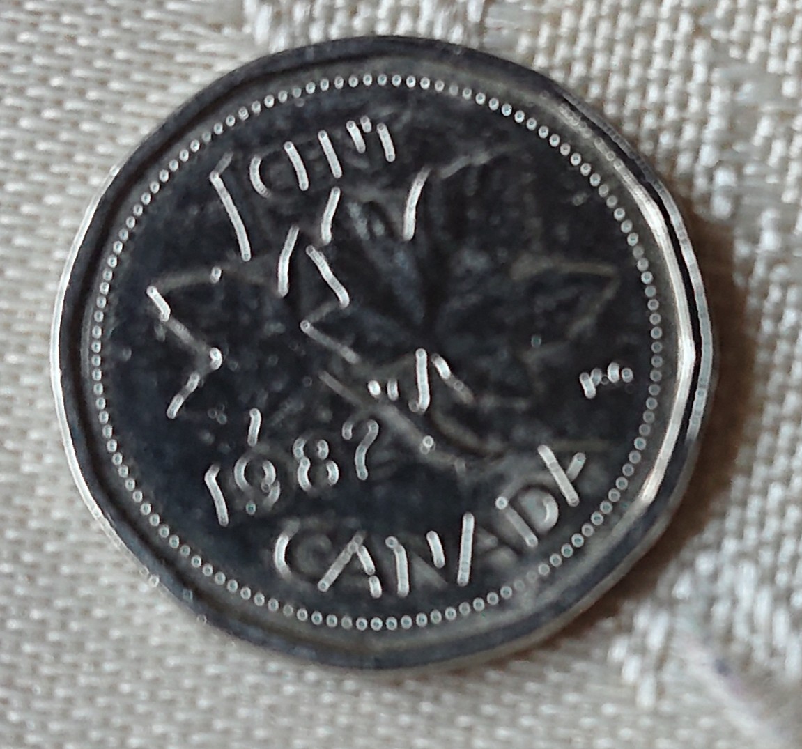 1982-Penny-Struck-In-Nickel?
