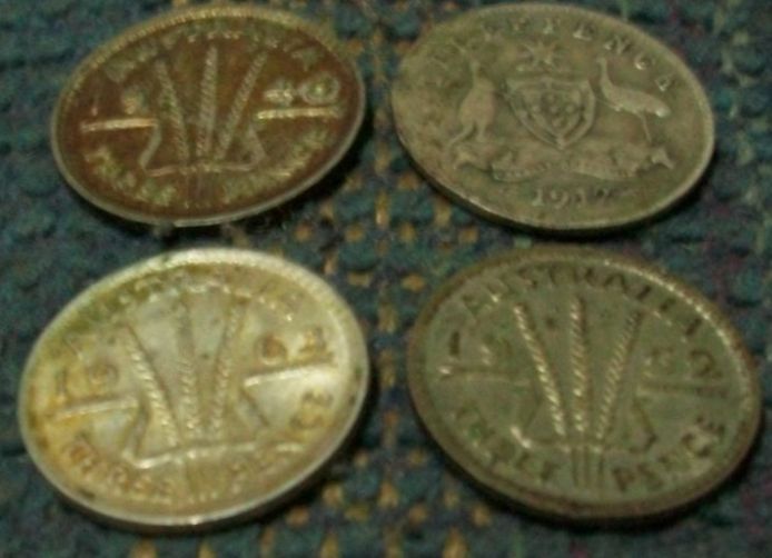 Coins-From-A-Deceased-Estate-25-And-46-Pennies-Amongst-Them