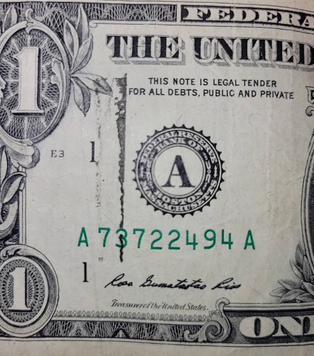 2013-$1-Note-Ink-Error