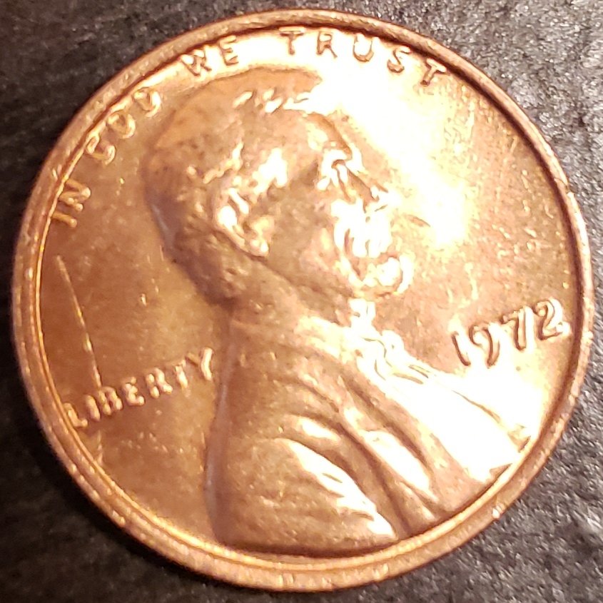 1972-Penny-Super-Shinny-With-Off-Centered-Rough-Looking-Edge?